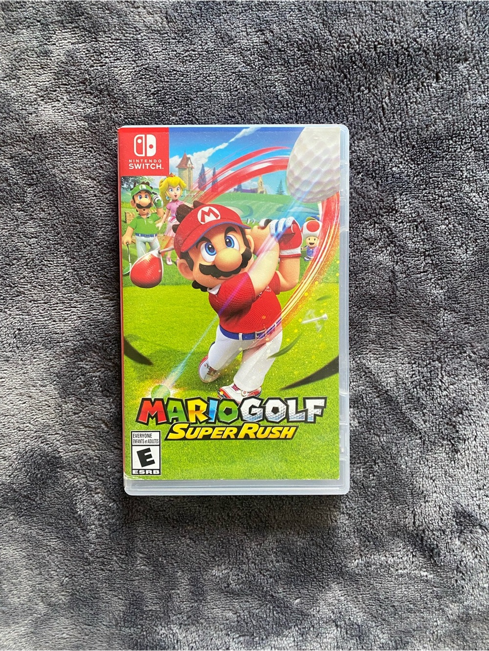 Nintendo Mario Golf Super Rush — Red, Green & Blue Cover